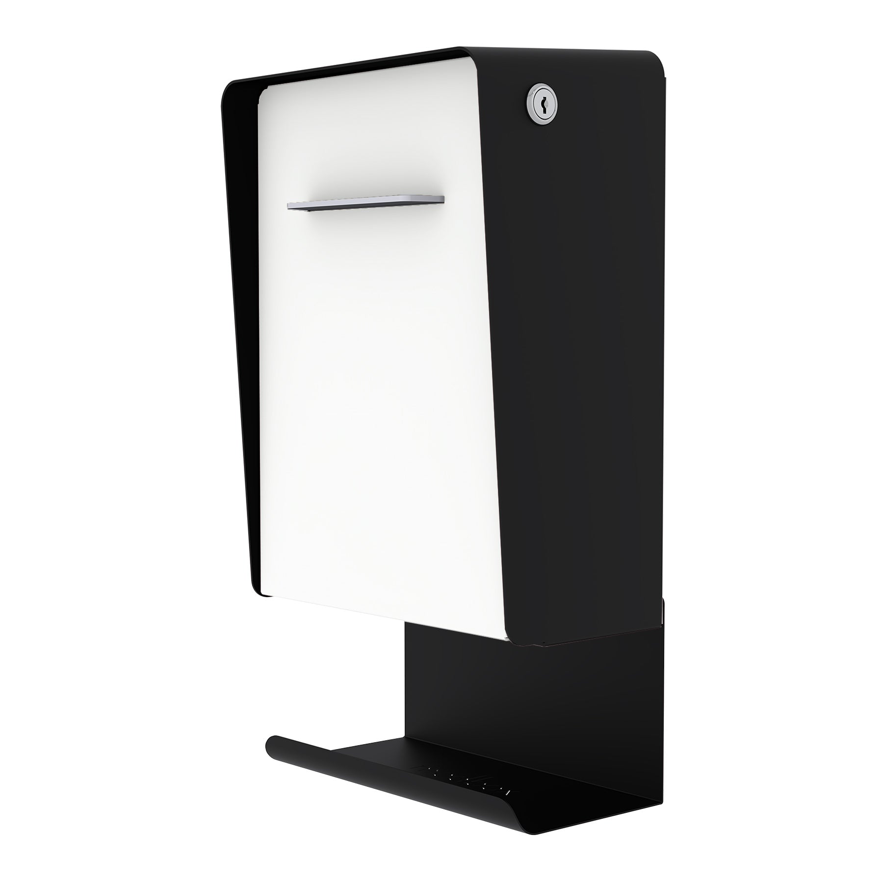 The Courier Modern Wall Mounted Mailbox — Classic Collection