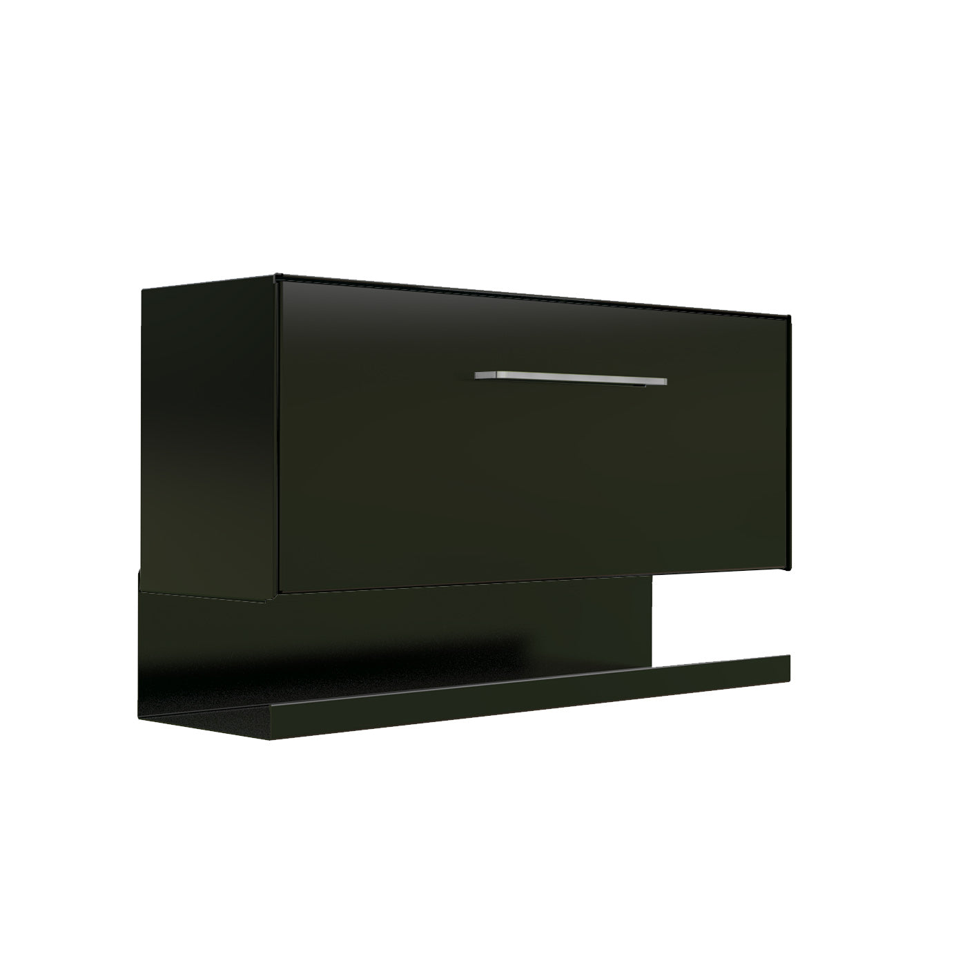 The Horizon Modern Wall Mounted Mailbox — Monochrome Collection