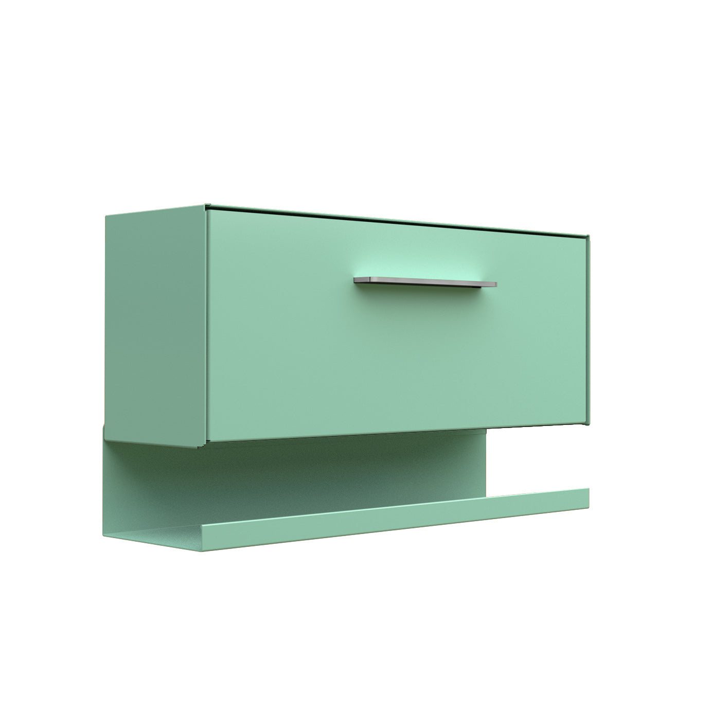 The Horizon Modern Wall Mounted Mailbox — Monochrome Collection