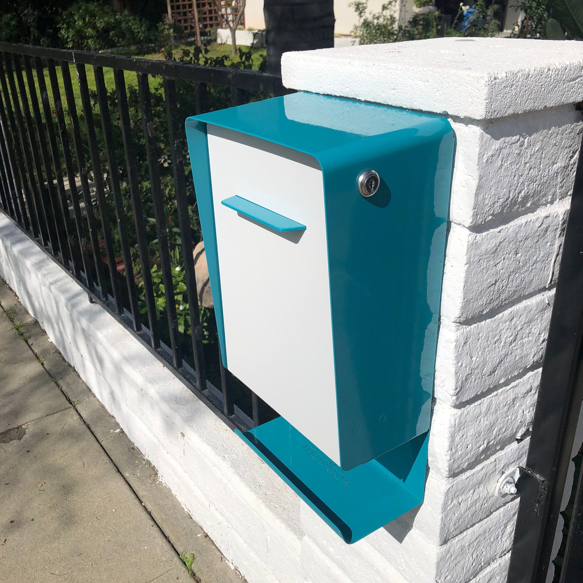 The Courier Modern Wall Mounted Mailbox — Monochrome Collection