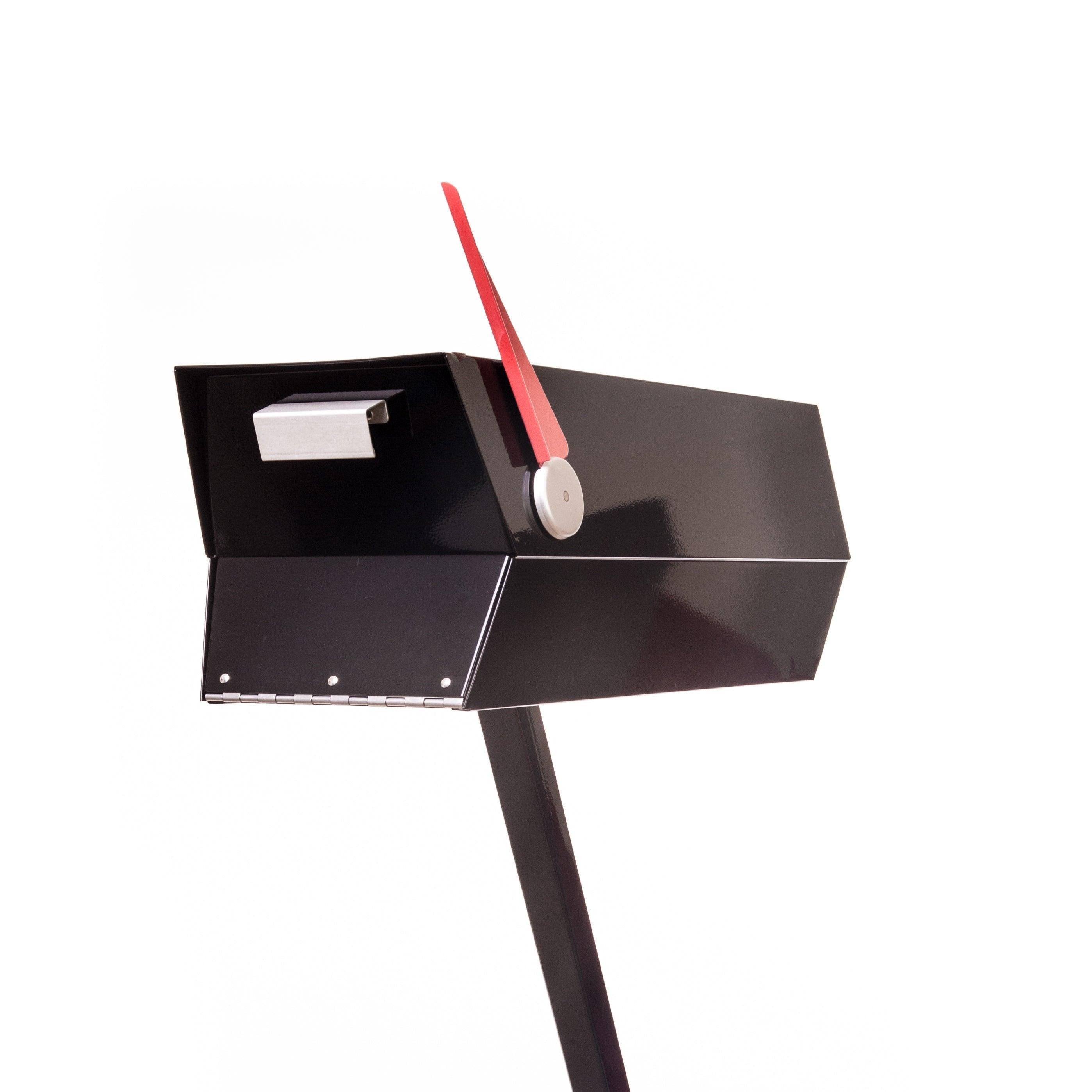 The Modbox Mid-Century Modern Curbside Mailbox — Monochrome