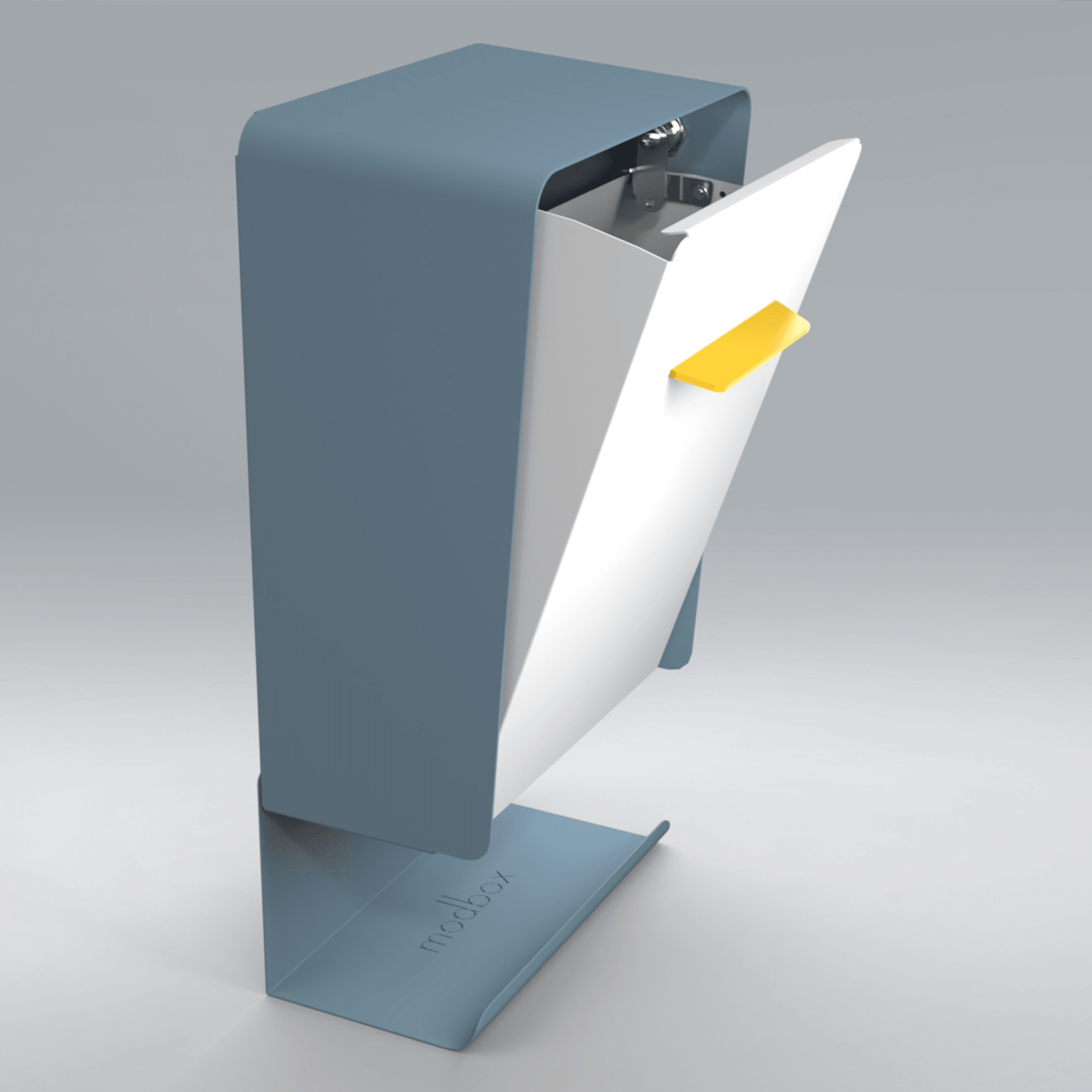 The Courier Modern Wall Mounted Mailbox — Monochrome Collection