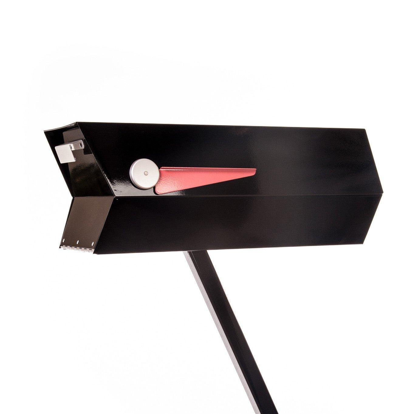 The Modbox Mid-Century Modern Curbside Mailbox — Monochrome