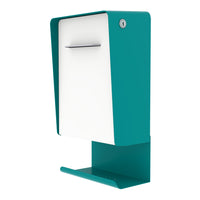 Turquoise - White
