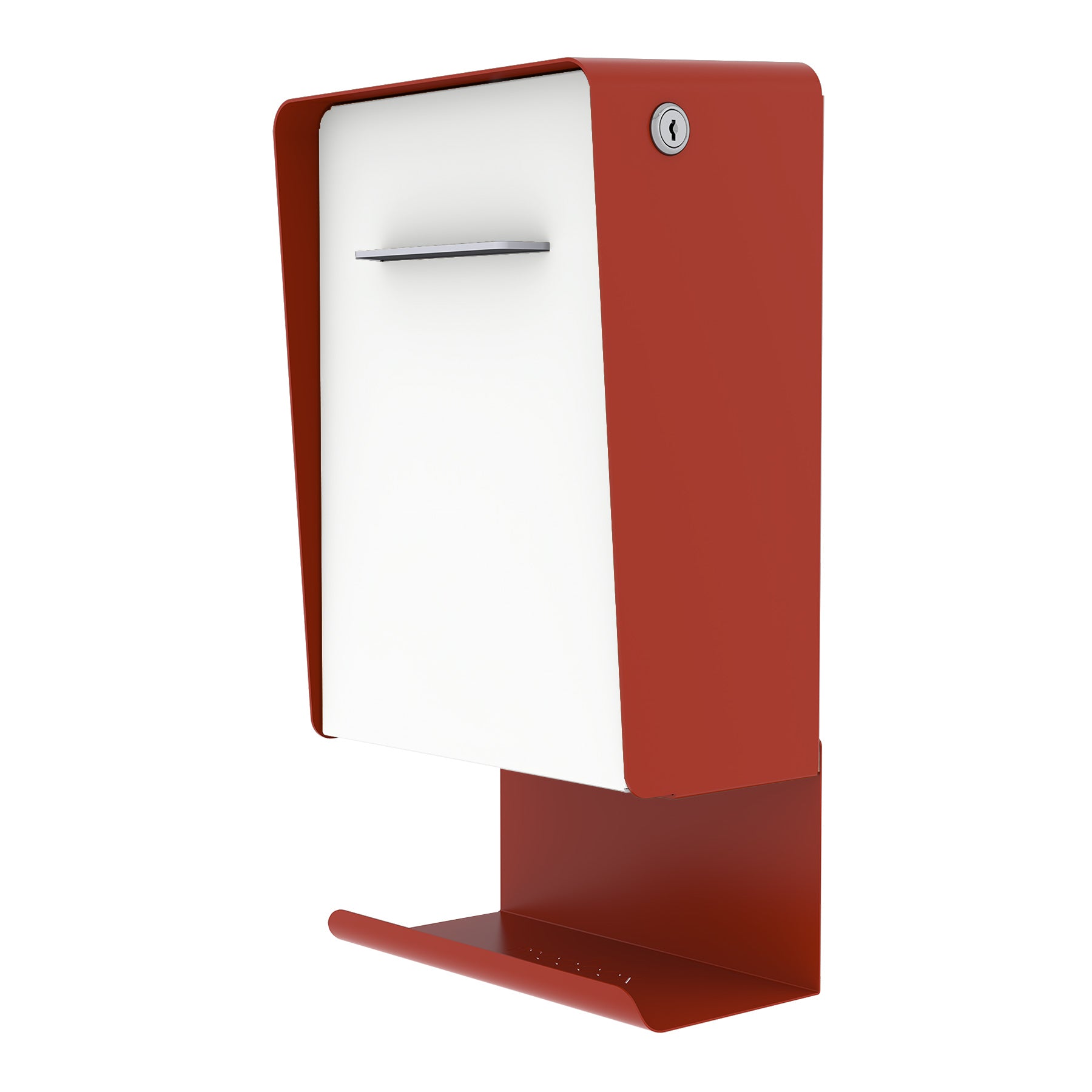 The Courier Modern Wall Mounted Mailbox — Classic Collection