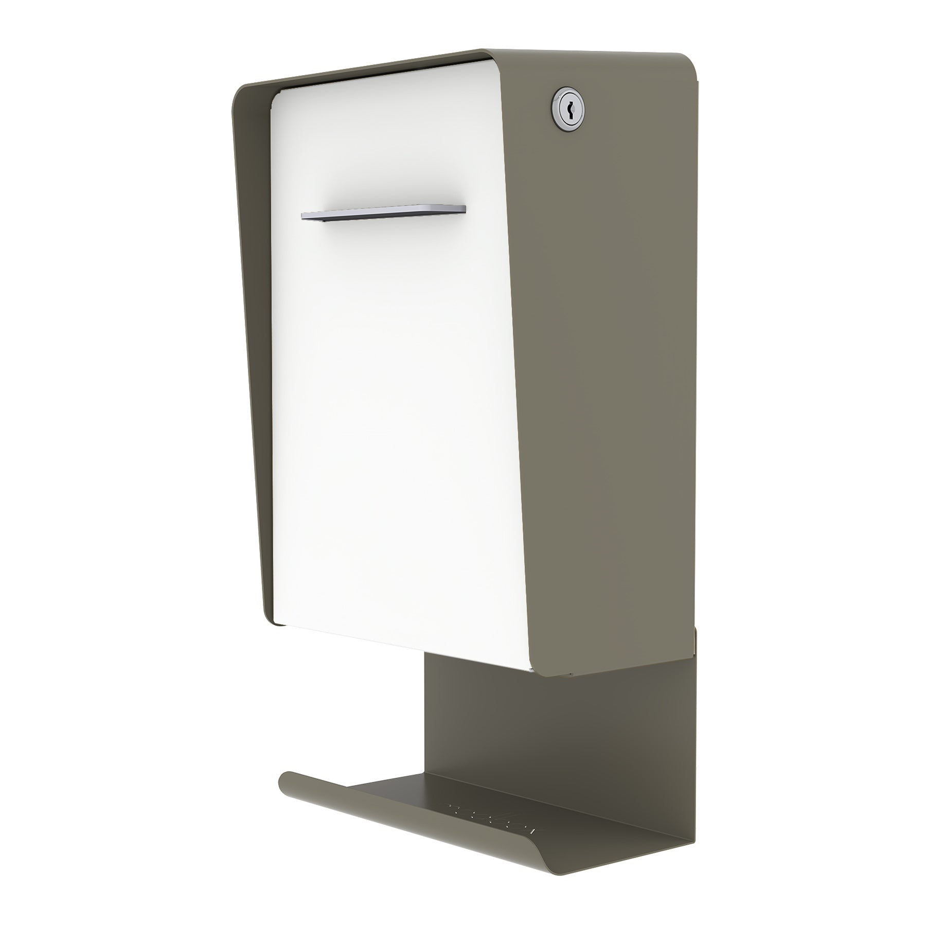 The Courier Modern Wall Mounted Mailbox — Classic Collection