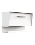 The Vista Mid-Century Modern Wall Mounted Mailbox — Monochrome Collection