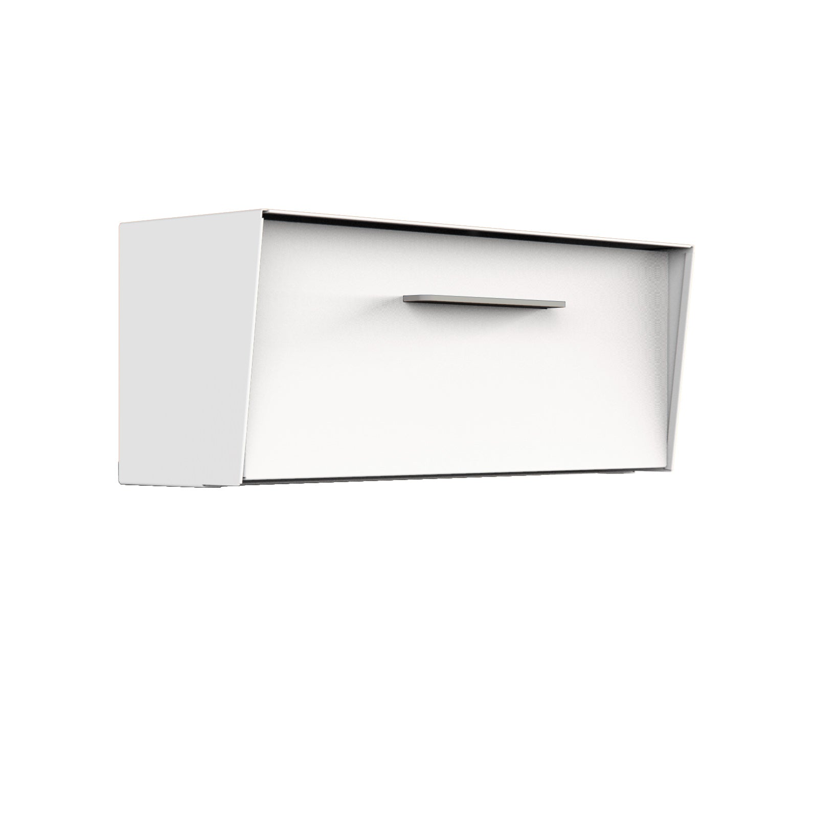 The Vista Mid-Century Modern Wall Mounted Mailbox — Monochrome Collection