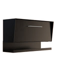 The Vista Mid-Century Modern Wall Mounted Mailbox — Monochrome Collection