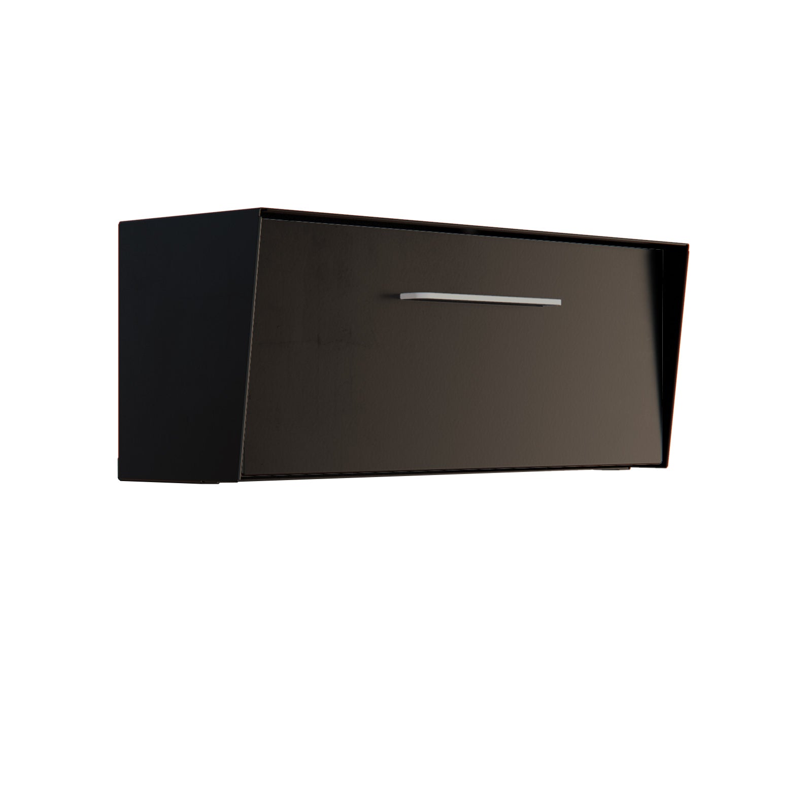 The Vista Mid-Century Modern Wall Mounted Mailbox — Monochrome