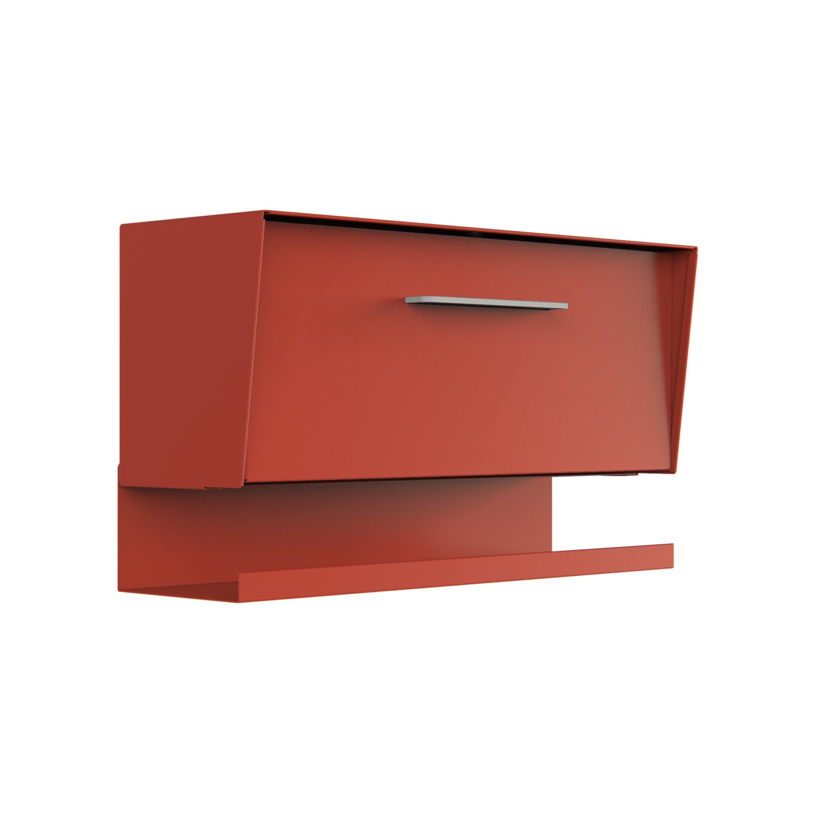 The Vista Mid-Century Modern Wall Mounted Mailbox — Monochrome