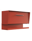 The Vista Mid-Century Modern Wall Mounted Mailbox — Monochrome Collection