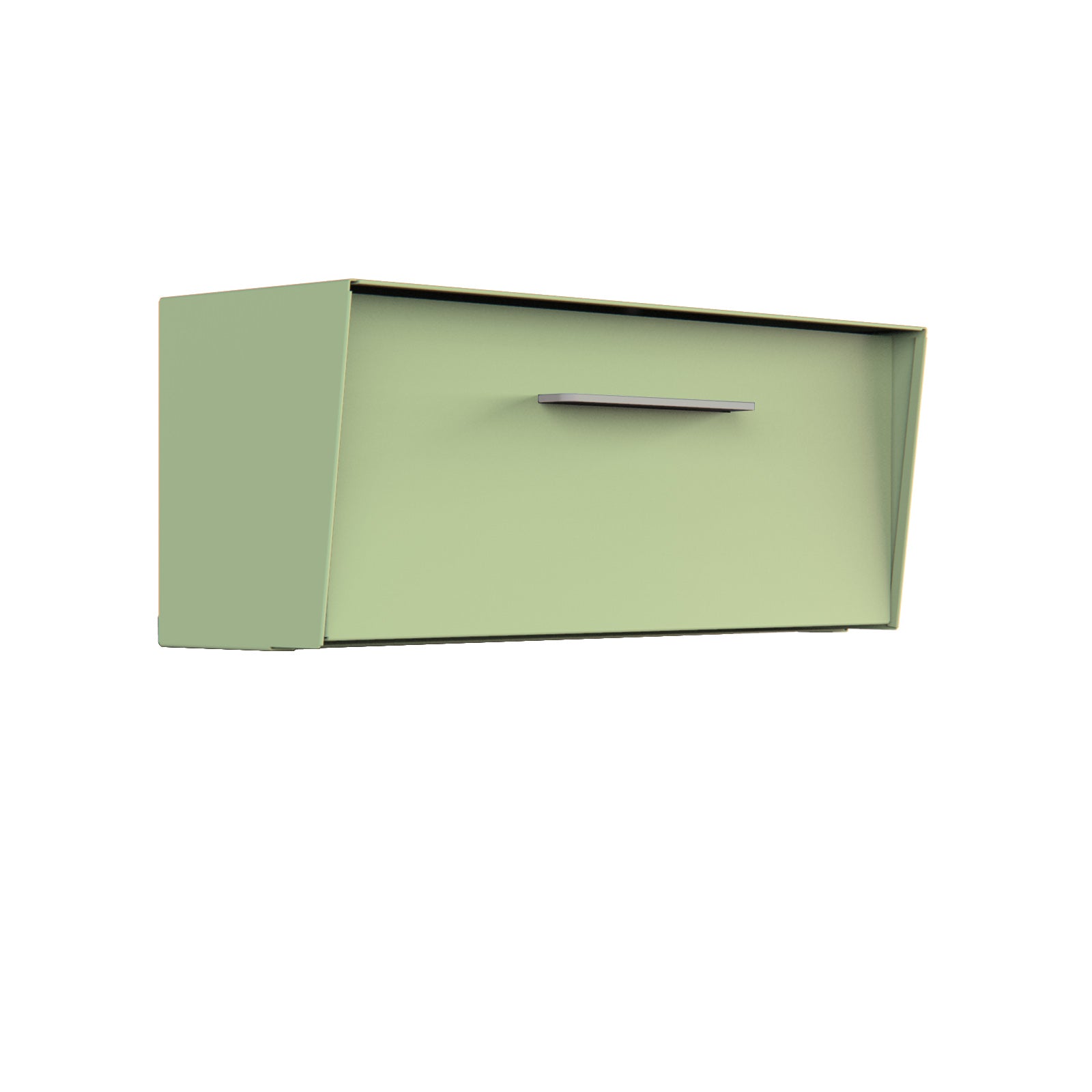 The Vista Mid-Century Modern Wall Mounted Mailbox — Monochrome Collection