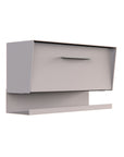 The Vista Mid-Century Modern Wall Mounted Mailbox — Monochrome Collection