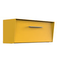 The Vista Mid-Century Modern Wall Mounted Mailbox — Monochrome Collection