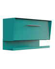 The Vista Mid-Century Modern Wall Mounted Mailbox — Monochrome Collection