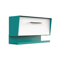 Turquoise - White