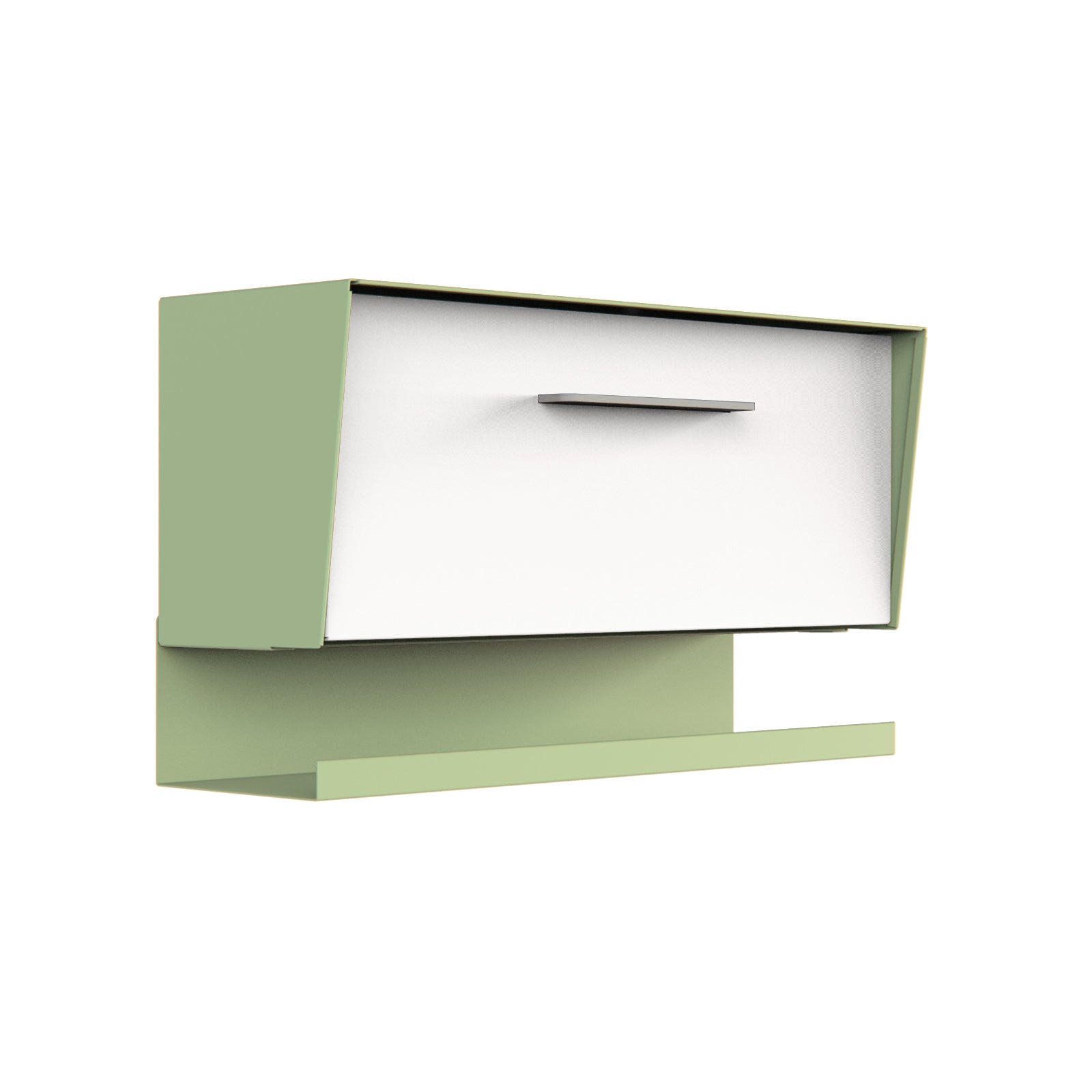 The Vista Mid-Century Modern Wall Mounted Mailbox — Classic Collection