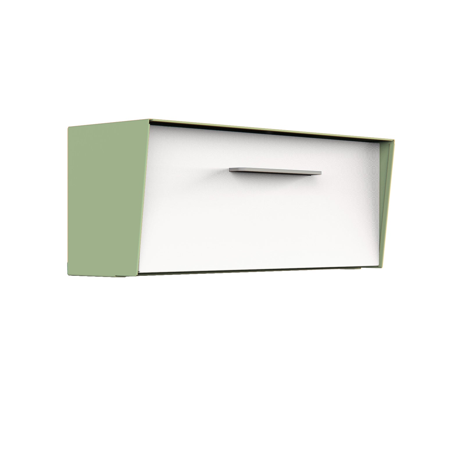 The Vista Mid-Century Modern Wall Mounted Mailbox — Classic Collection