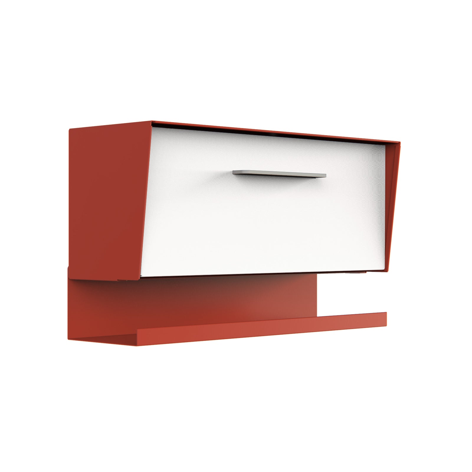 The Vista Mid-Century Modern Wall Mounted Mailbox — Classic Collection