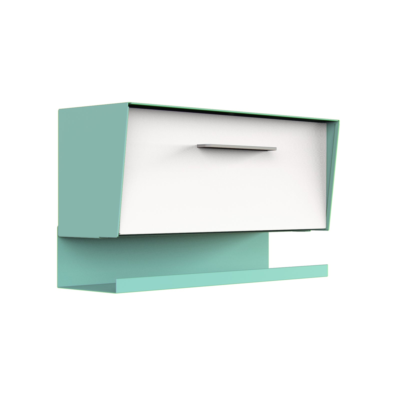 The Vista Mid-Century Modern Wall Mounted Mailbox — Classic