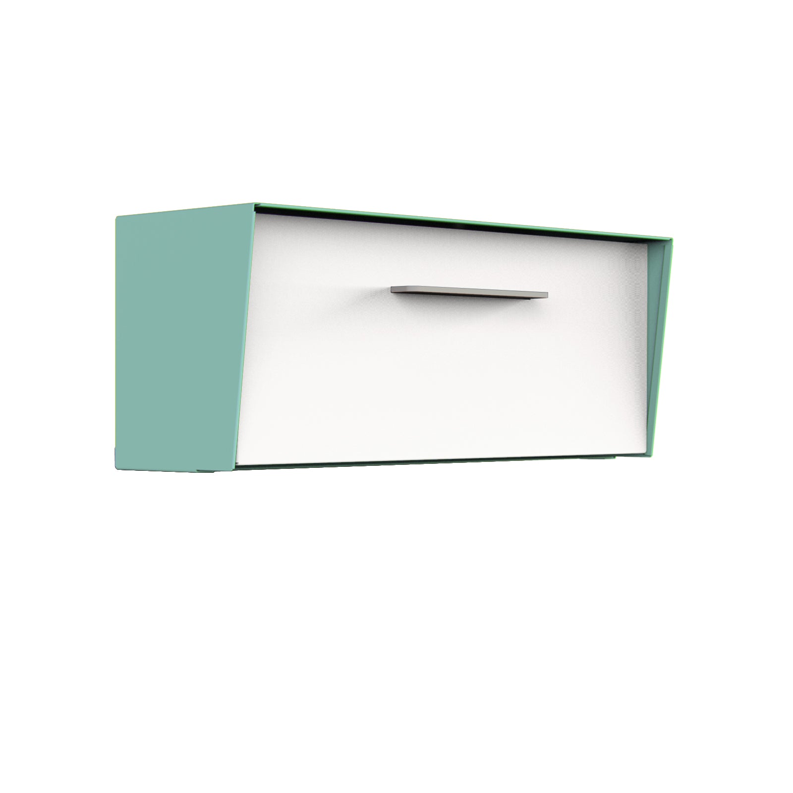 The Vista Mid-Century Modern Wall Mounted Mailbox — Classic