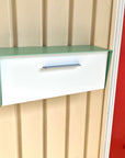 The Vista Mid-Century Modern Wall Mounted Mailbox — Classic Collection