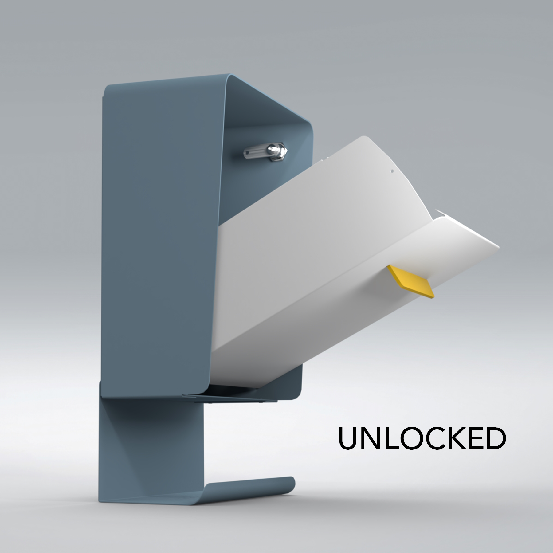 4_Unlocked modbox wall mounted locking mailbox