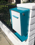 The Courier Modern Wall Mounted Mailbox — Monochrome Collection