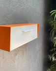 The Vista Mid-Century Modern Wall Mounted Mailbox — Classic Collection