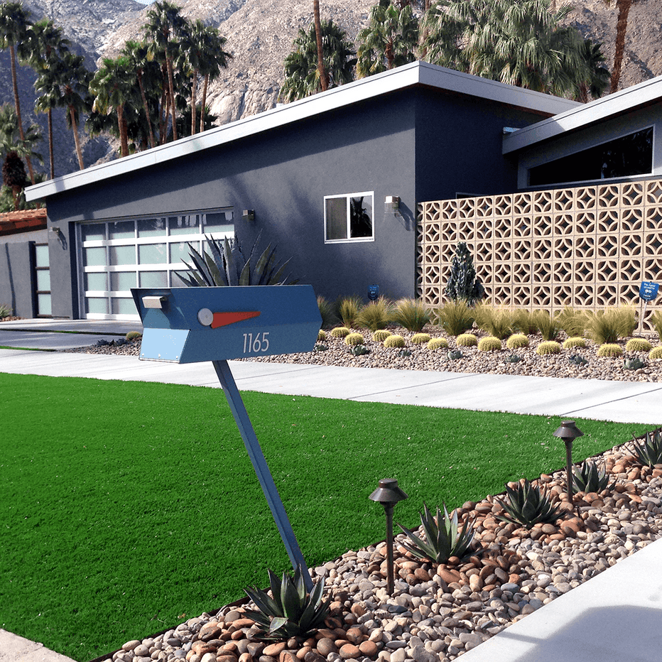 The Modbox Mid-Century Modern Curbside Mailbox — Monochrome Collection ...