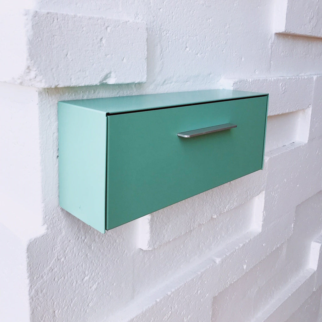 The Horizon Modern Wall Mounted Mailbox — Monochrome Collection ...