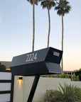 The Modbox Mid-Century Modern Curbside Mailbox — Monochrome Collection