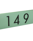 Modern Address Plaque & Aluminum Numbers