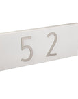 Modern Address Plaque & Aluminum Numbers