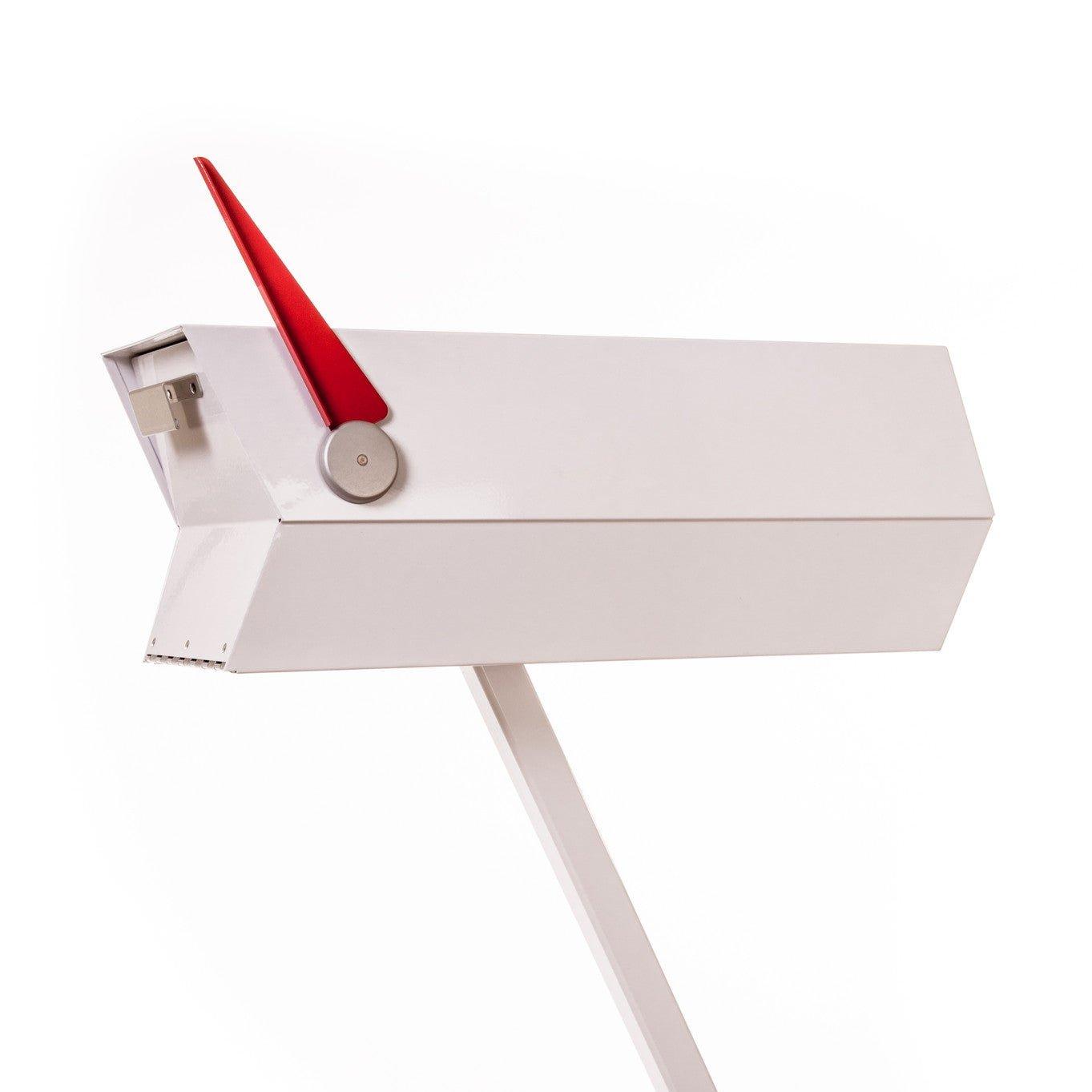 The Modbox Mid-Century Modern Curbside Mailbox — Monochrome