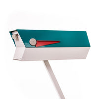 Turquoise - White