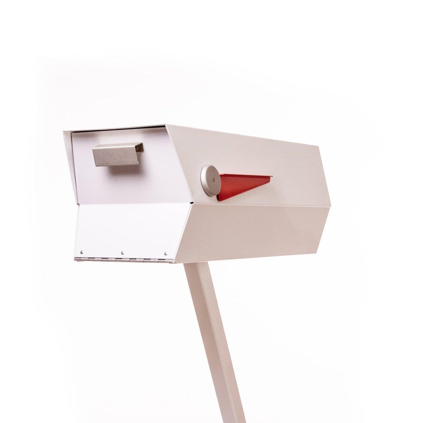 The Modbox Mid-Century Modern Curbside Mailbox — Monochrome Collection