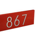 Modern Address Plaque & Aluminum Numbers