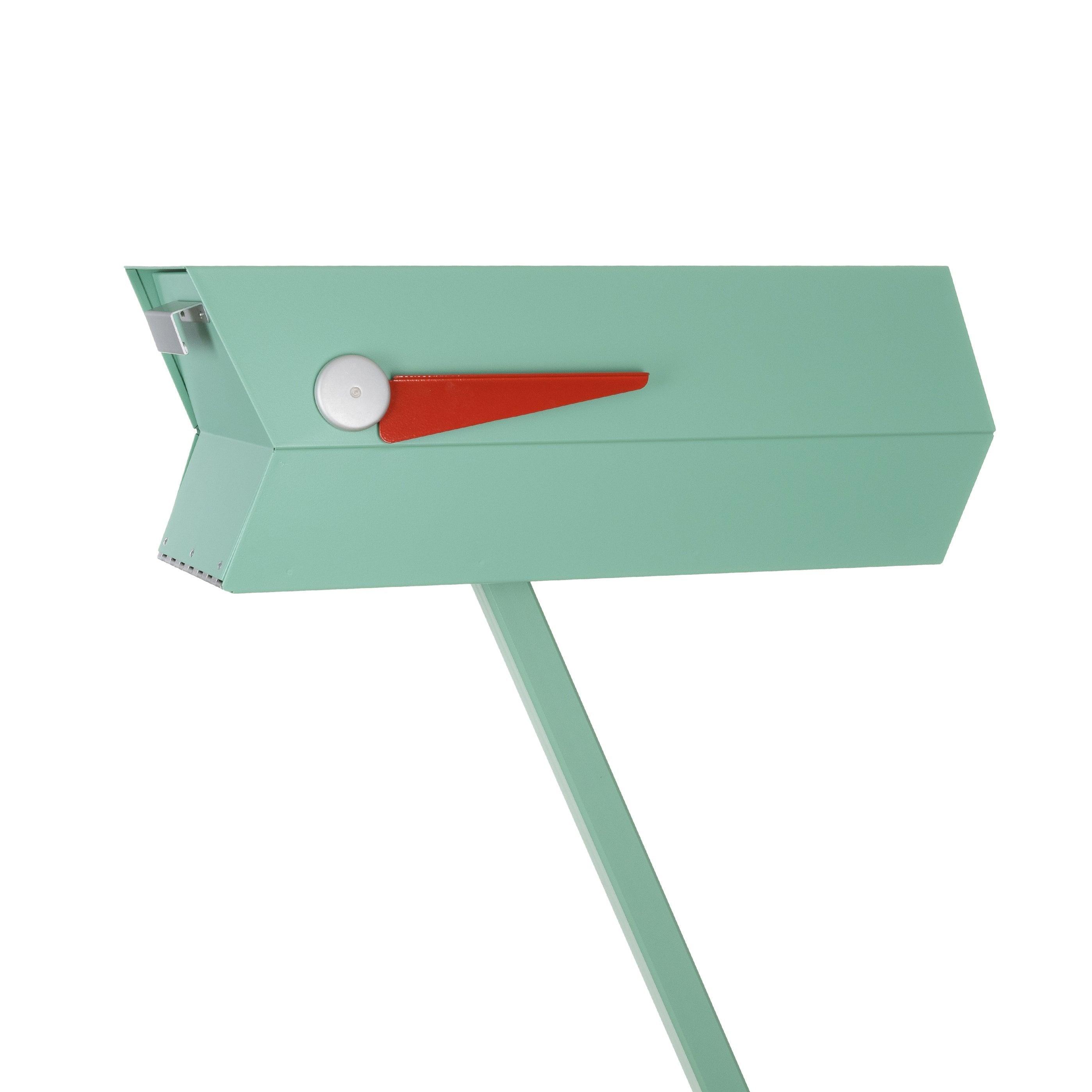 The Modbox Mid-Century Modern Curbside Mailbox — Monochrome