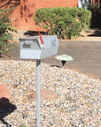 Modern Vertical Curbside Mailbox Post