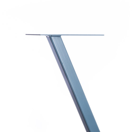 Angled Satin Pearl Blue